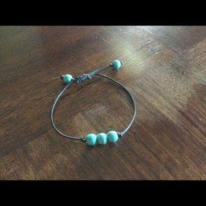 Adjustable beaded bracelet
